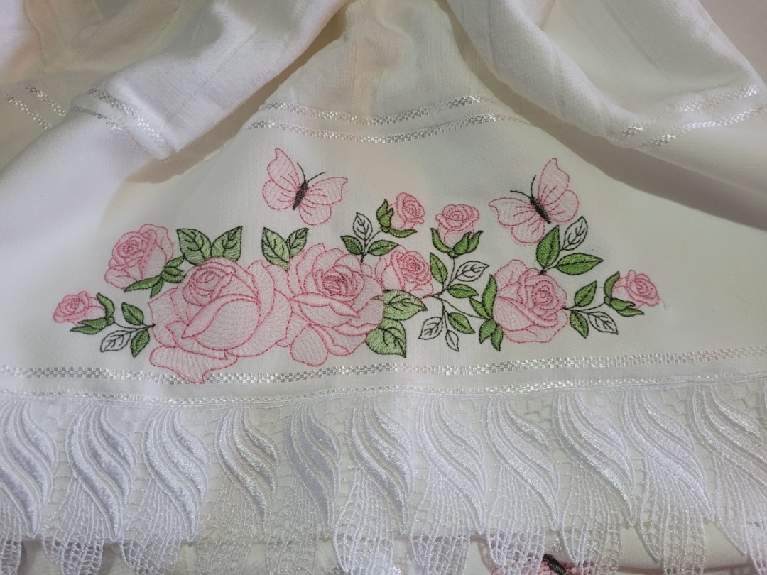Matriz de bordado de rosas 02 - Imagem 5