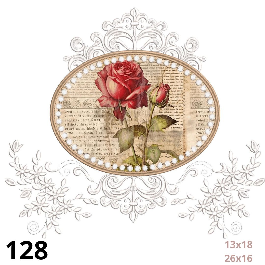 Matriz de bordado Camafeu 02