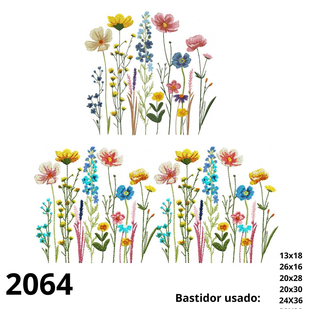 Matriz de bordado 2064