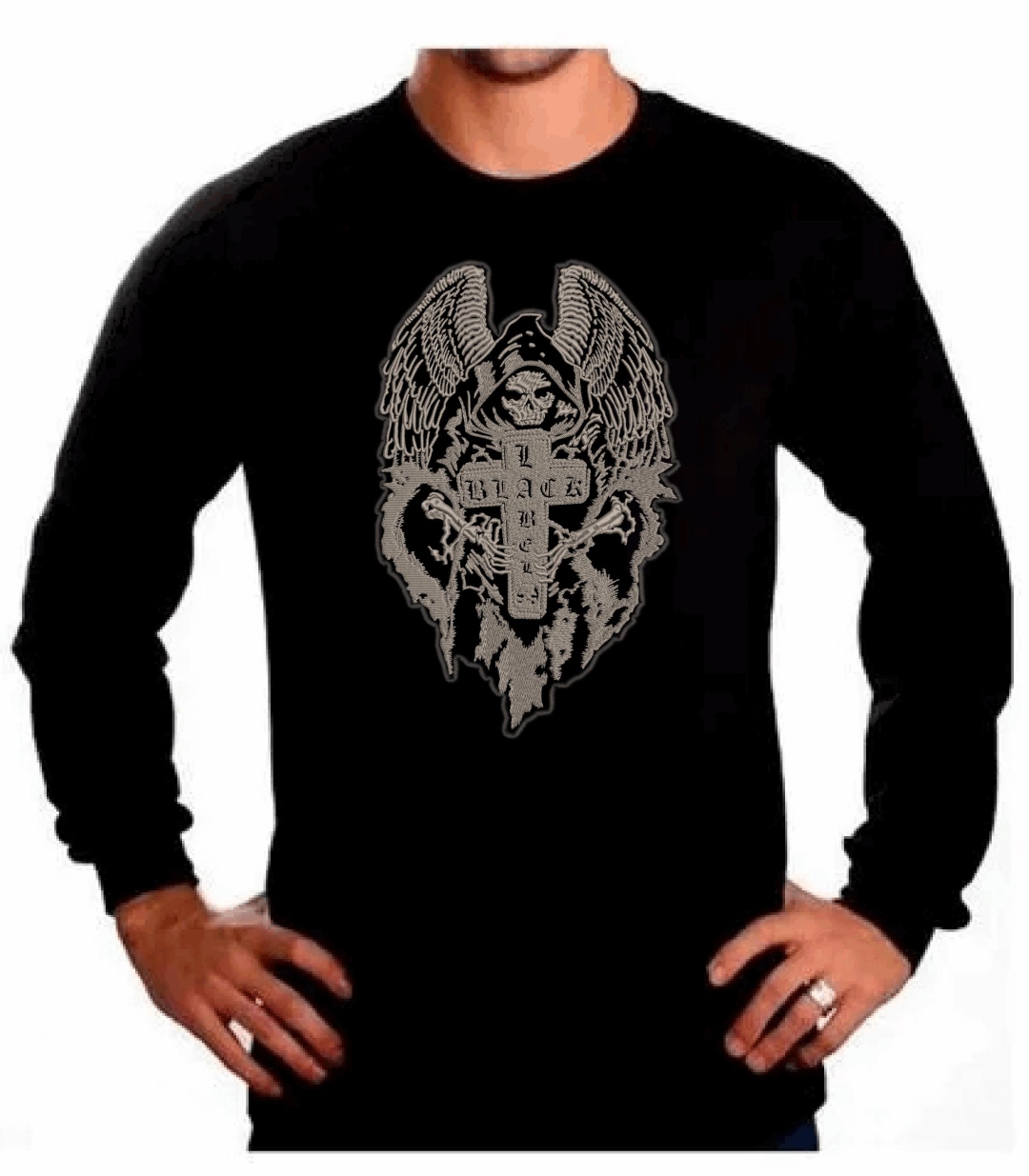 Matriz de bordado para Jaquetas de couro Black sabath - Imagem 3