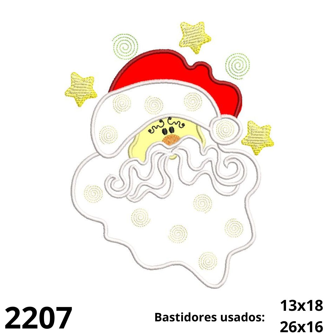 Matriz de bordado noel aplique 03