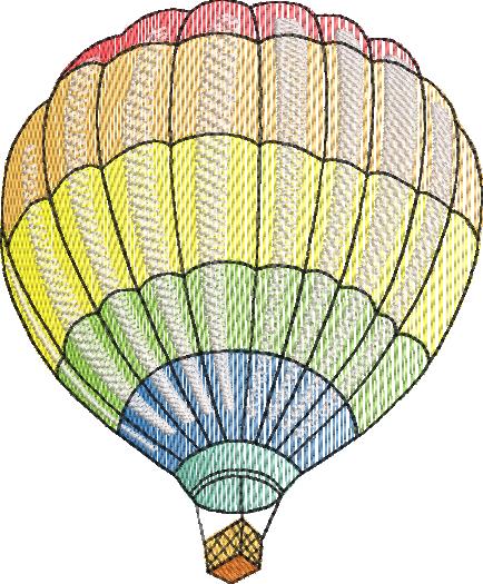 Matriz de bordado coleçao Balões de ar quente - Imagem 7