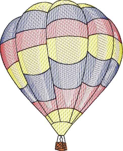 Matriz de bordado coleçao Balões de ar quente - Imagem 5