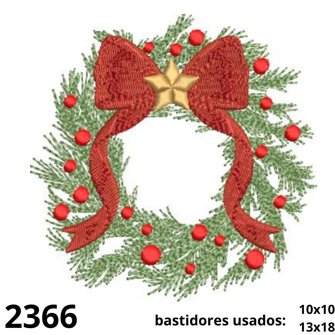 Matriz de bordado GUIRLANDA NATALINA