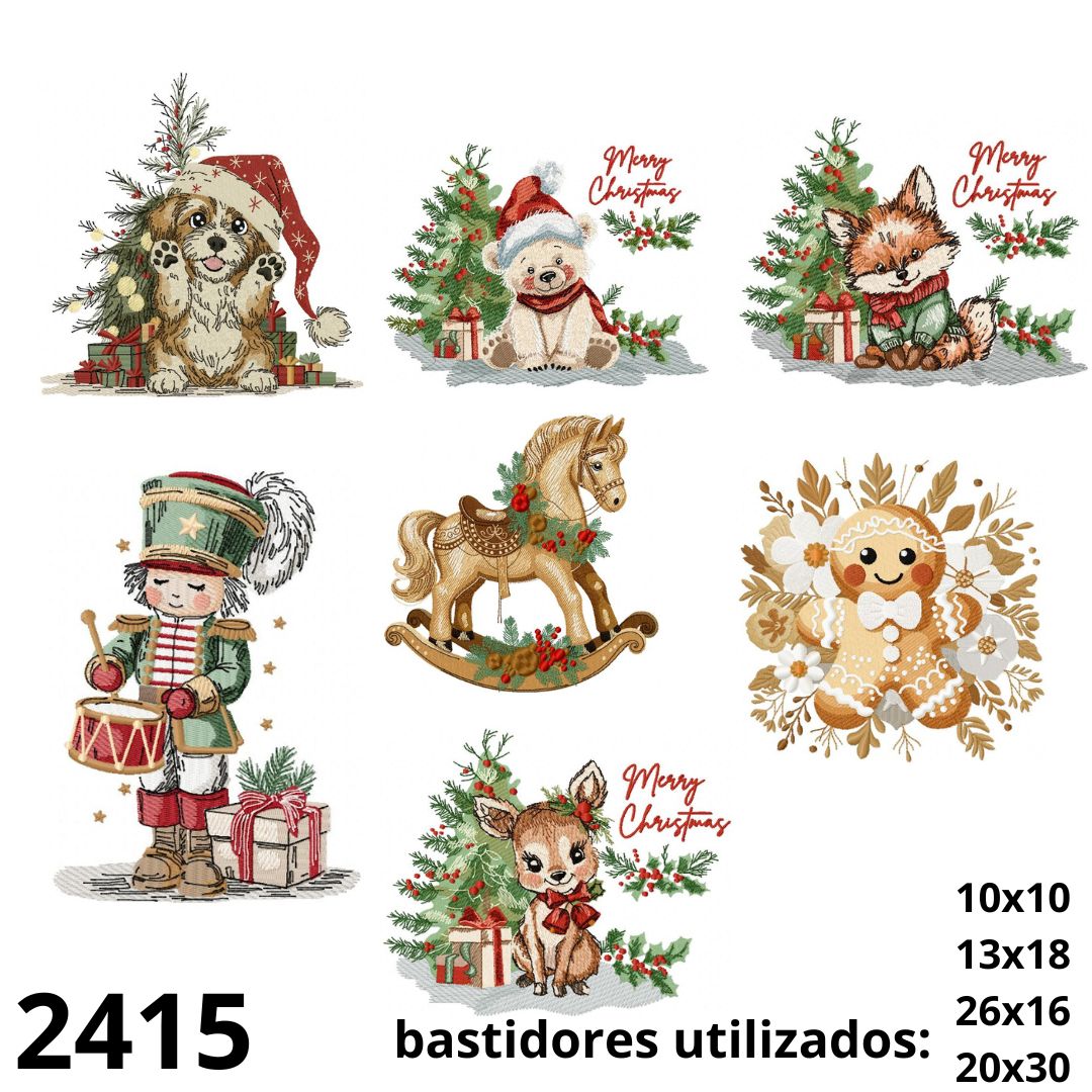 Matriz de bordado Combo Natalino