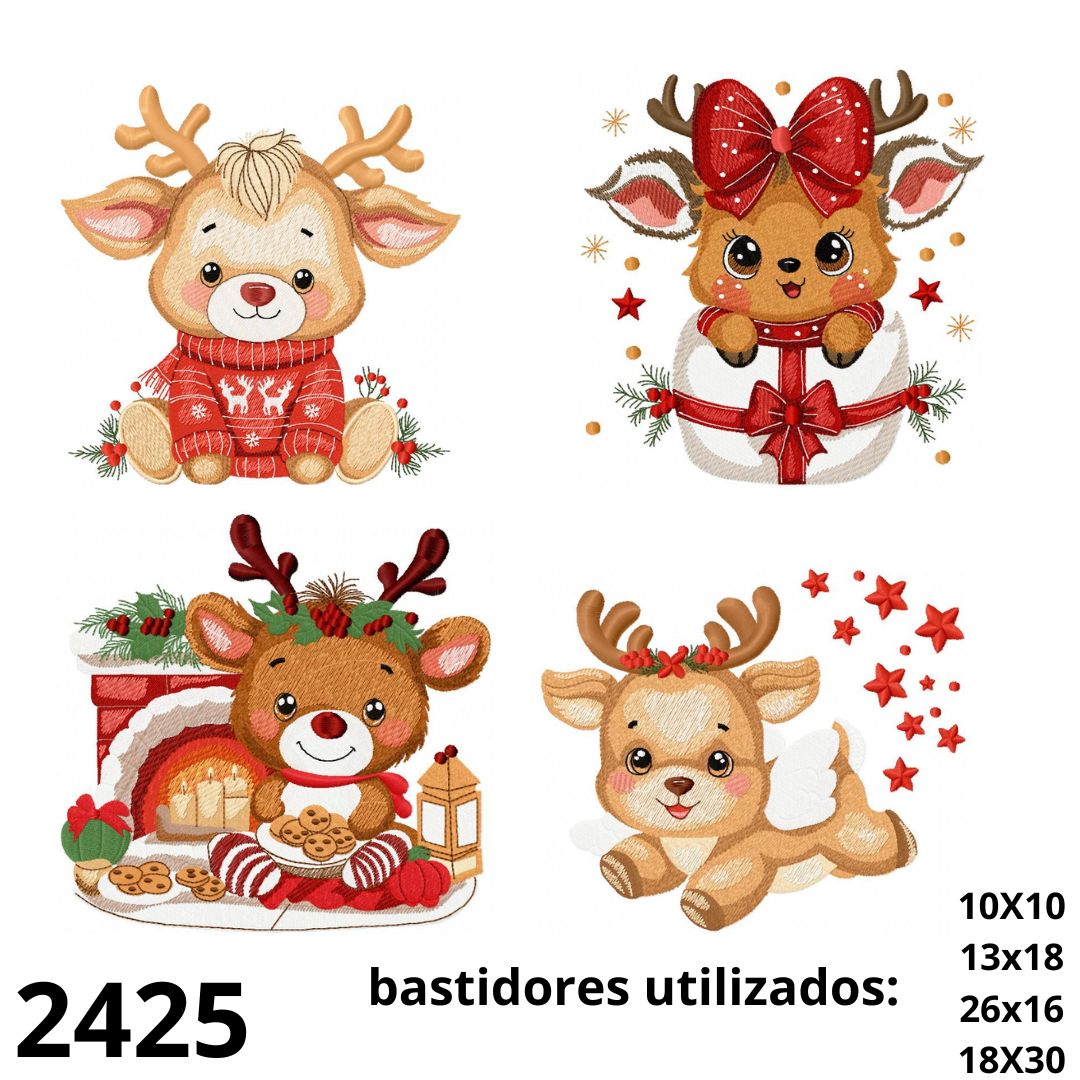 Matriz de bordado Pacotinho Natalino 011