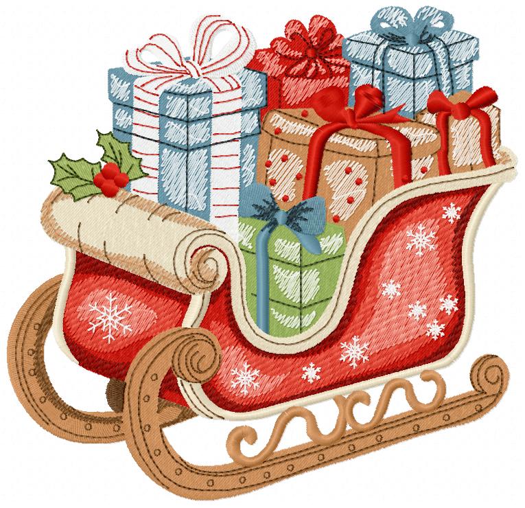 Matriz de bordado Pacotinho Natalino 010 - Imagem 3