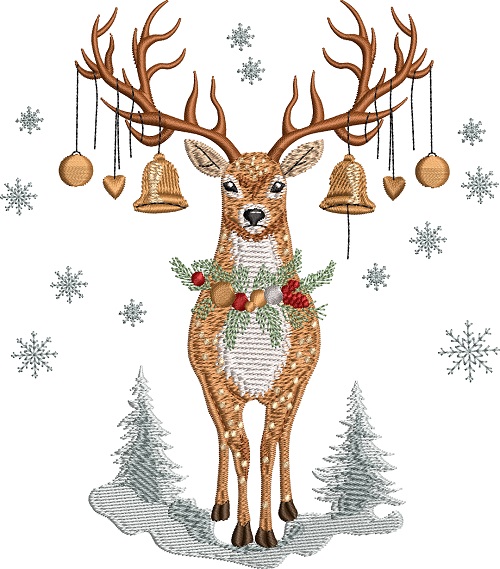 Matrizes de bordado pacote natalino 003 - Imagem 3