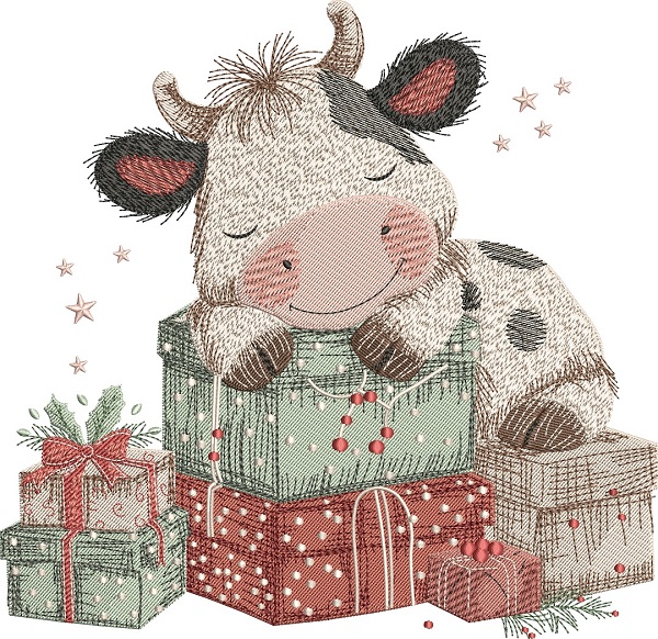 Matrizes de bordado pacote natalino 001 - Imagem 6