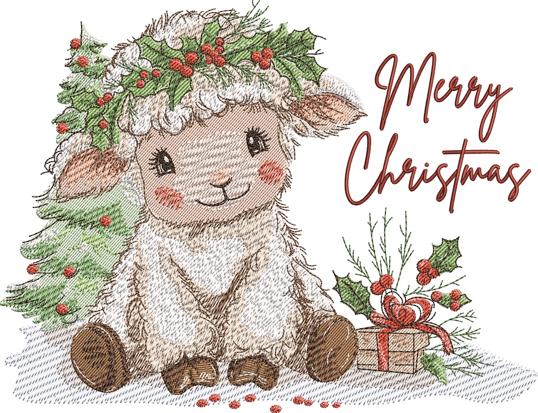 Matrizes de bordado pacote natalino 001 - Imagem 3