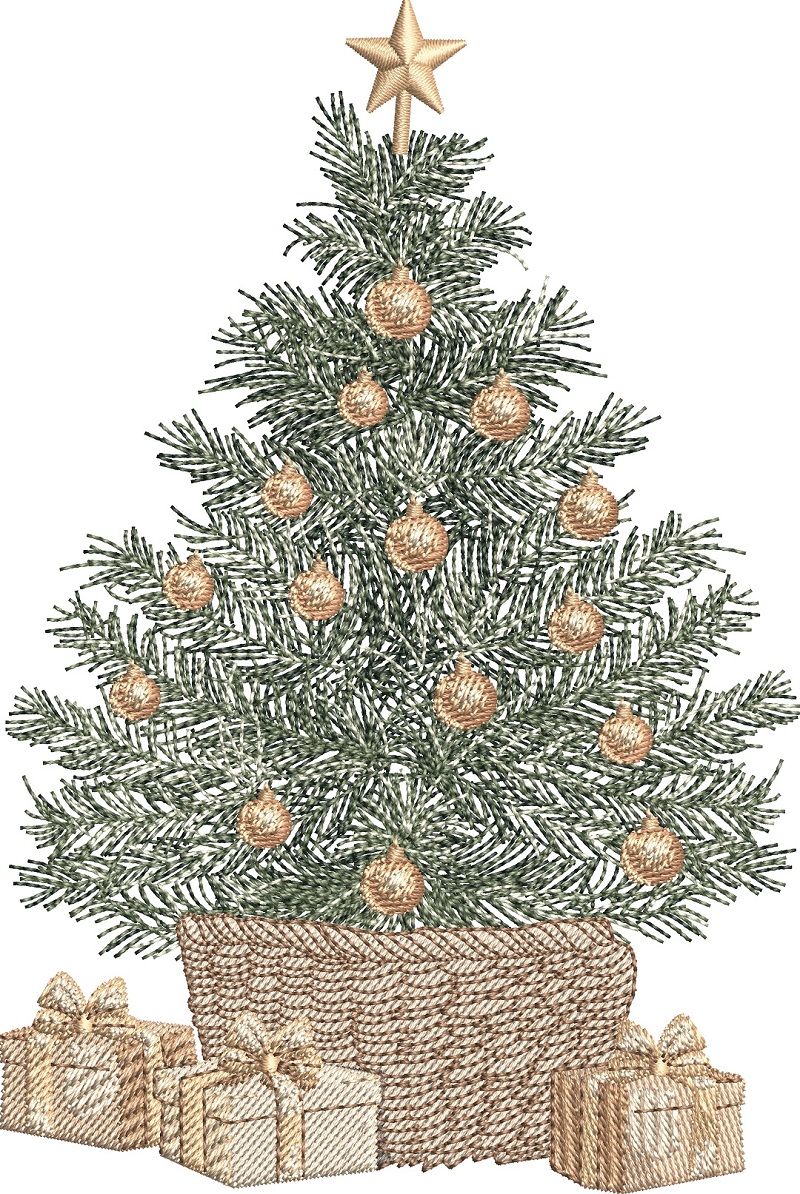 Matrizes de bordado pacote natalino 001 - Imagem 4