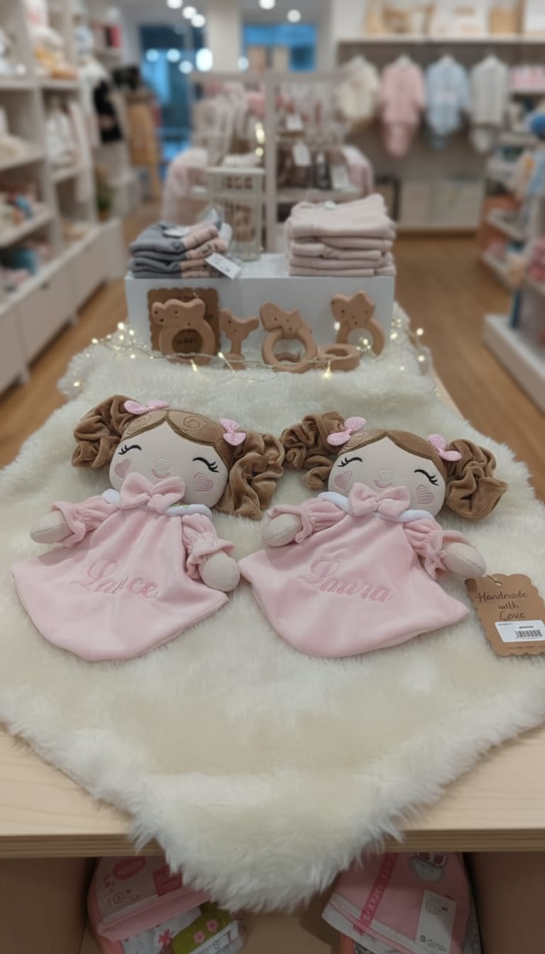 Naninha sofie + fralda com aplique 001 - Imagem 4