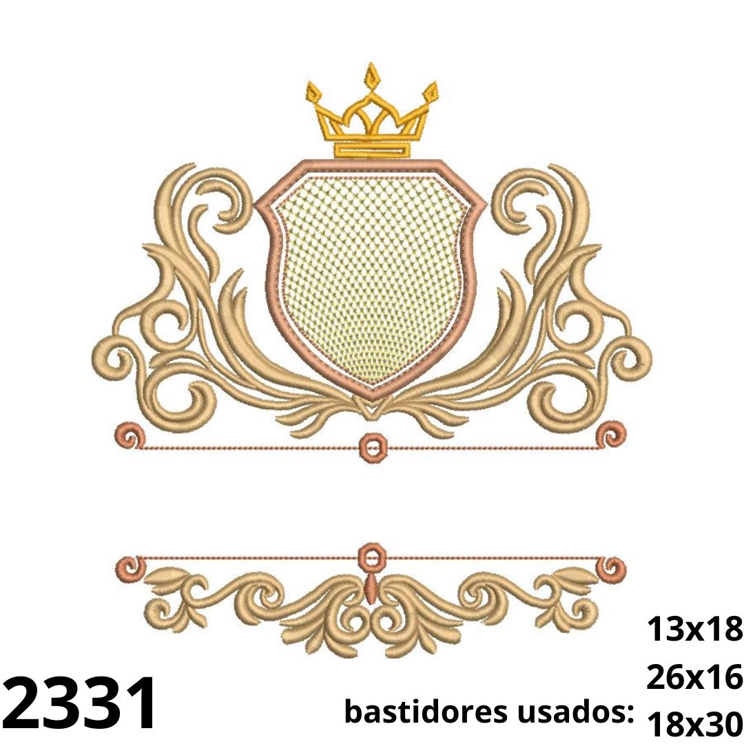Matriz de bordado Moldura Entremeio 01