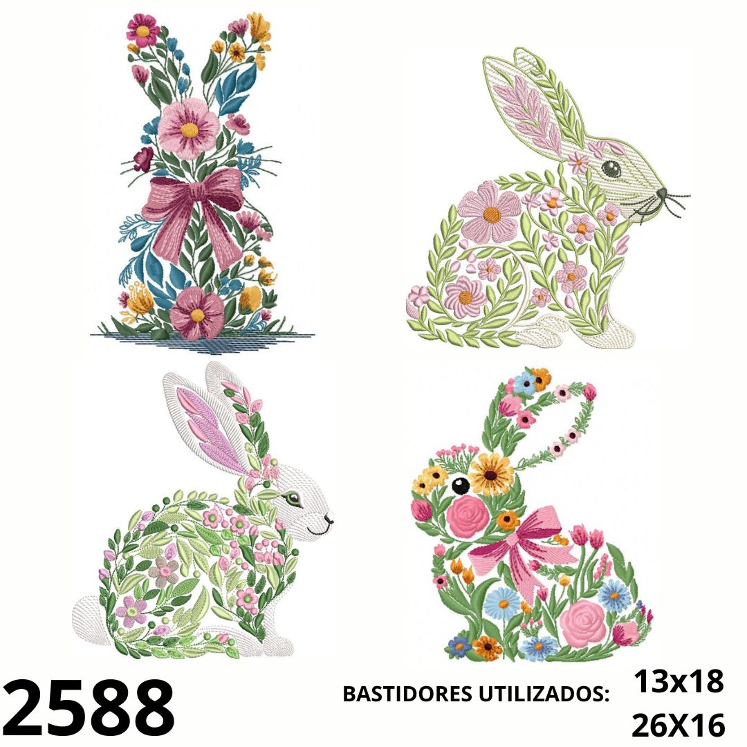Matriz de bordado Combo de Páscoa 2026