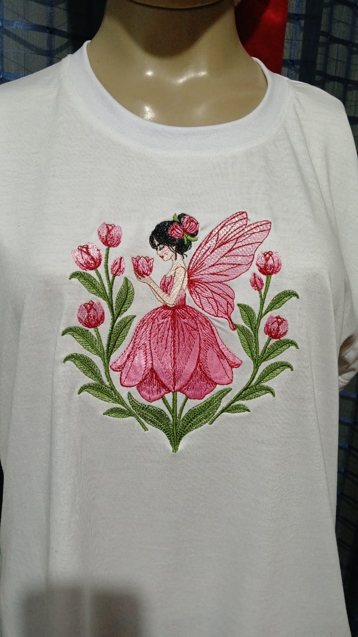 Matriz de bordado Fada Tulipa - Imagem 5